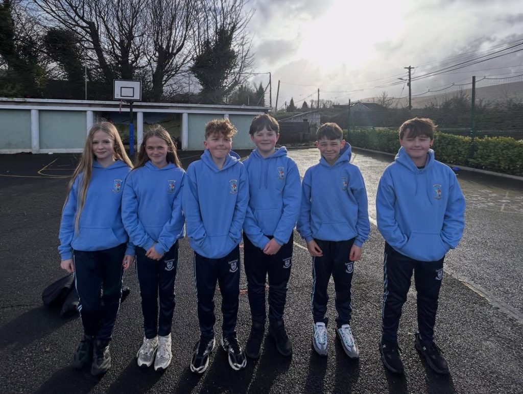 6th class got their hoodies 🩵🩵 #classof2026 🙌