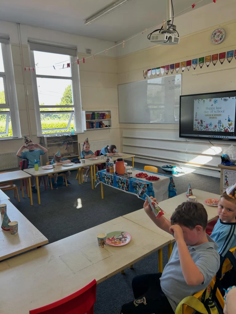 End of year party in junior and senior infants ☀️😁