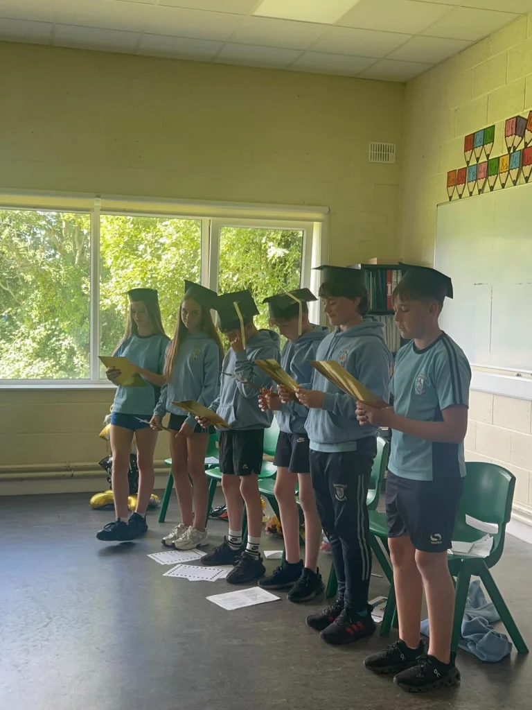 🎓✨ A very special day as we celebrated our wonderful 6th Class graduation.
Our students shared a fantastic rap about their time in Glenasmole, recited a beautiful poem, and read treasured memories from their years in primary school. There were plenty of smiles, laughter, and a few happy tears as we reflected on how much they have grown.
We are so proud of each and every one of them and all they have achieved. As they move on to the next chapter, we wish them every success and happiness for the future.
A heartfelt thank you to all the parents and families for your unwavering support, encouragement, and partnership throughout the years. Your support has played such an important role in helping our students reach this milestone.
Congratulations, Class of 2026! 🌟🎓 #6thClassGraduation #Glenasmole #ProudMoment #classof2026🎓📚✏️