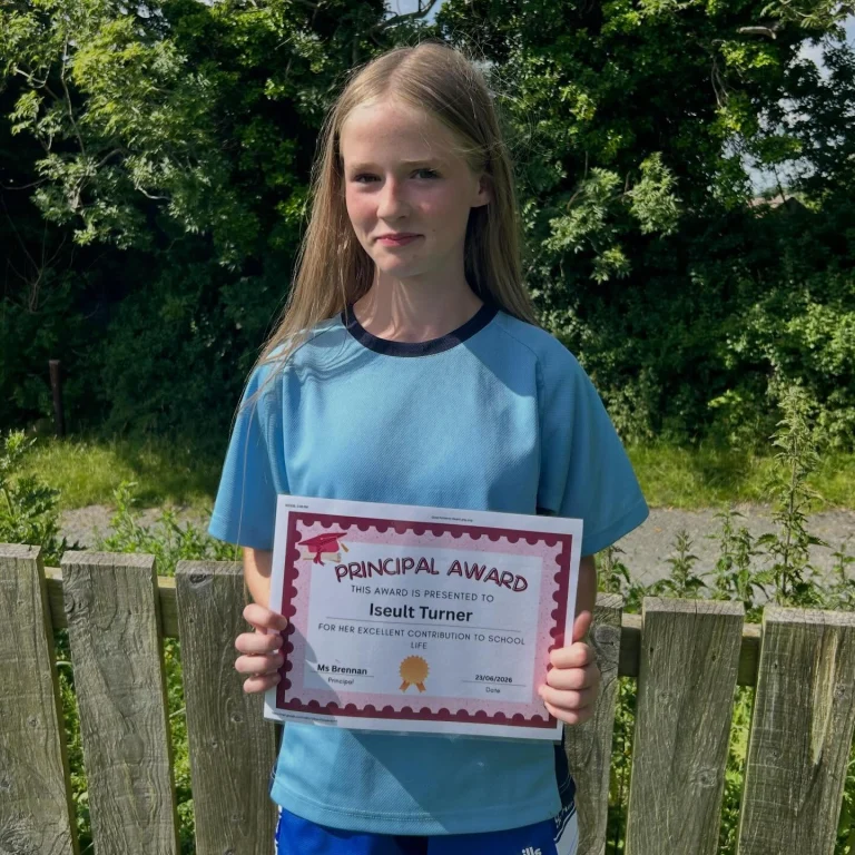 The Principal&rsquo;s Award.  It celebrates all round excellence in education and contribution to school life.🩷  This year&rsquo;s recipient was chosen for her kindness, leadership, positive attitude and the way she quietly makes Glenasmole a better place for everyone around her. A truly deserving winner 💛