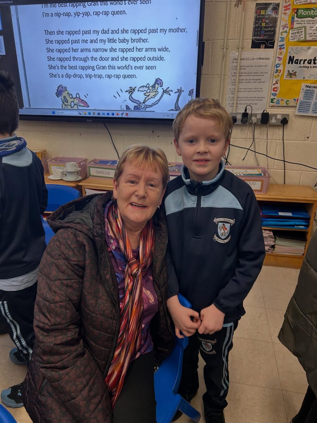 Grandparents day 2026. A lovely morning with the kids and grandparents, filled with poems, songs, and fun games! ☕️🎲