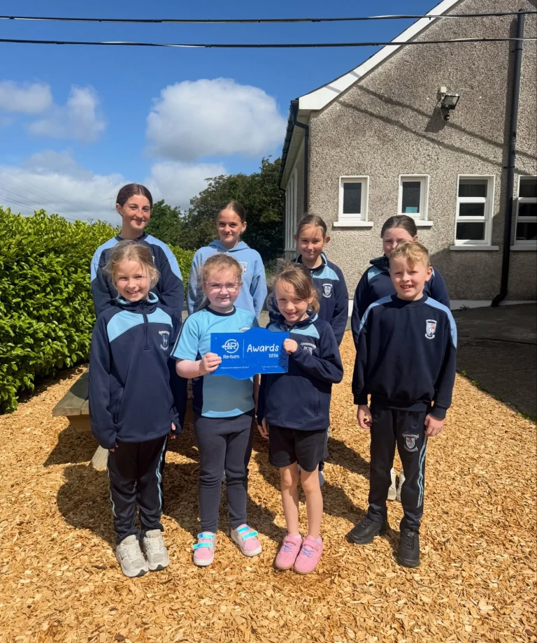 We are delighted to share that Glenasmole National School has been recognised as a Re-turn Exemplary School of 2026.  Our Green Schools Committee were very proud to receive this special award, which recognises our school&rsquo;s creativity, teamwork and commitment to sustainability.  A huge well done to the children and staff involved in our Re-turn journey. We are so proud of this wonderful achievement and look forward to continuing to build on our sustainability work in Glenasmole N.S.